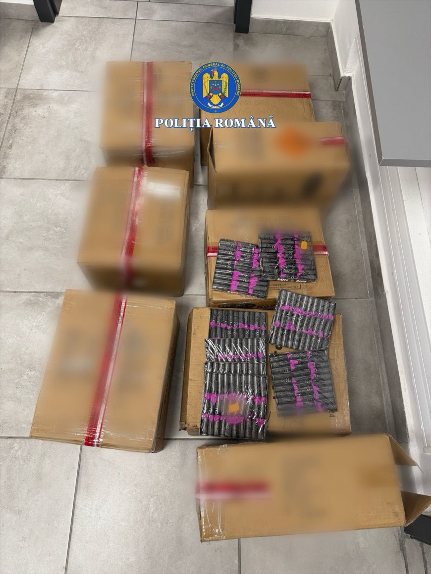 ARTIFICII INTERZISE, DESCOPERITE DE POLIȚIȘTI PUSE LA VÂNZARE