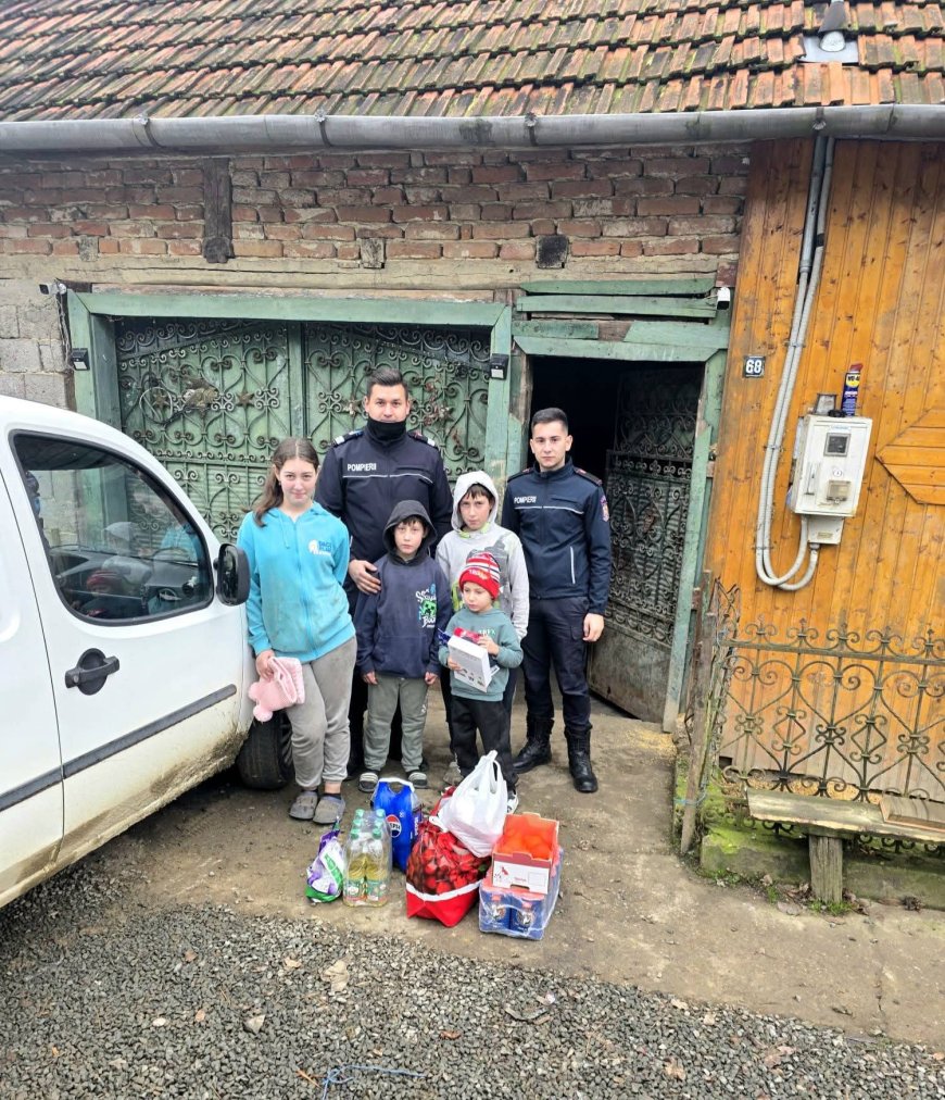 POMPIERII TIMIȘENI AU ADUS BUCURIE PENTRU CEI MAI PUȚIN NOROCOȘI