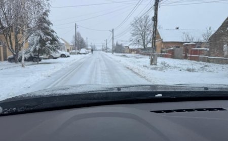 UTILAJELE DE DESZĂPEZIRE SUNT PE STRĂZILE DIN SÂNMIHAIU ROMÂN
