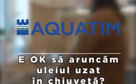 VIDEO | CANALIZAREA NU ESTE COȘ DE GUNOI