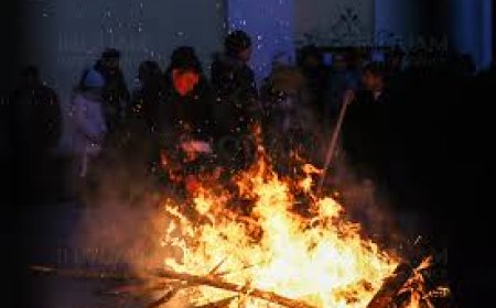 VIDEO! SÂRBII AU APRINS BADNJACK-UL ÎN AJUNUL CRĂCIUNULUI