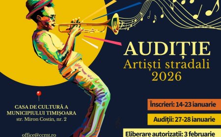 Audiții pentru artiști stradali la Timișoara