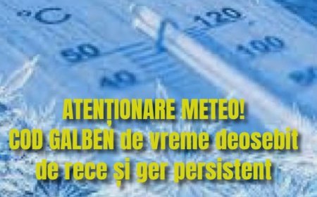 Ger extrem în Hunedoara până la -20°C