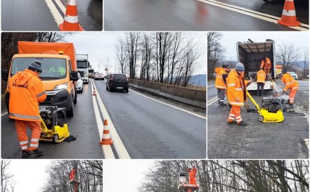 REPARAȚII PE DRUMURILE DISTRUSE DIN TIMIȘ