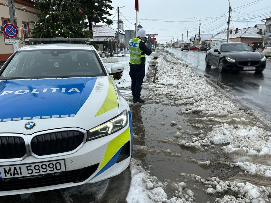 COD GALBEN ÎN TIMIȘ: POLIȚIA, ÎN TEREN PENTRU SIGURANȚA TRAFICULUI RUTIER