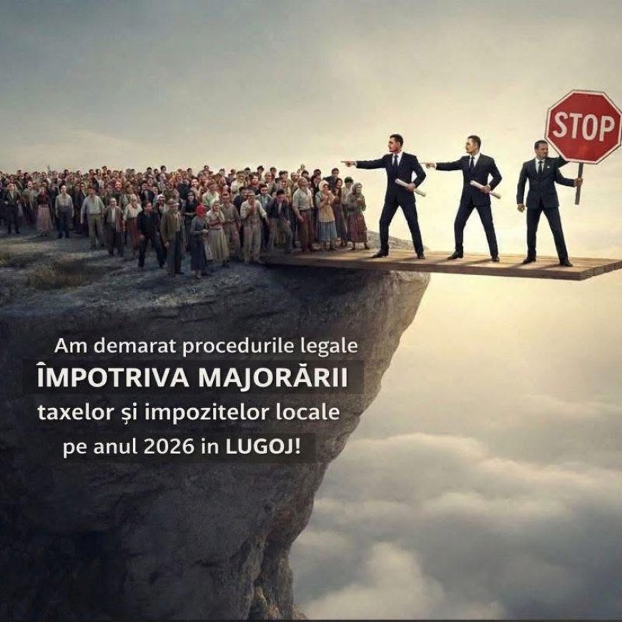 CONSILIERUL LOCAL MARIUS ZĂNOAGĂ CONTESTĂ ÎN INSTANȚĂ MAJORAREA TAXELOR ȘI IMPOZITELOR DIN LUGOJ