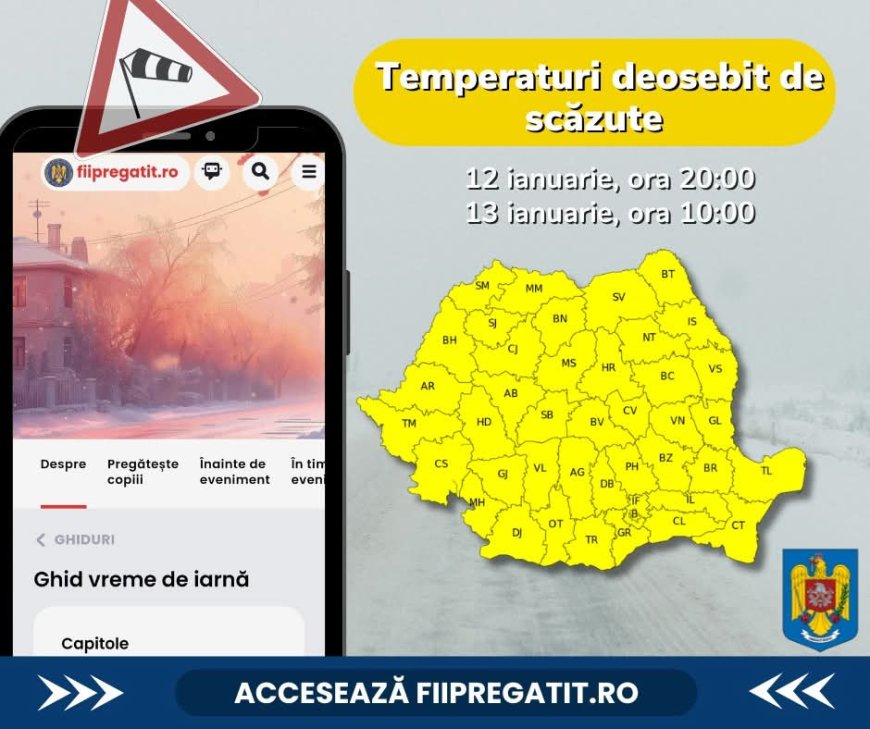 TEMPERATURI DEOSEBIT DE SCĂZUTE