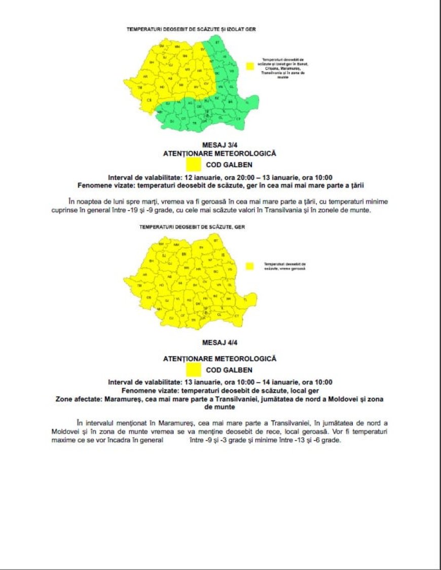 GER PUTERNIC ÎN TOATĂ ȚARA