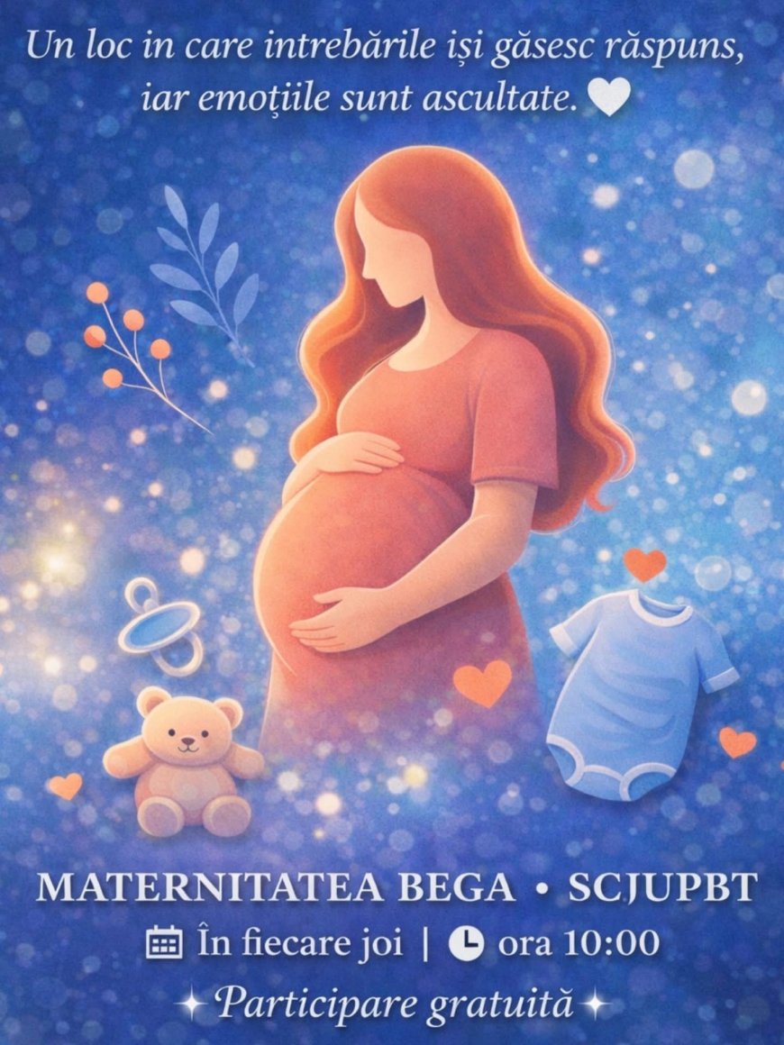 Suport pentru viitorii părinți la Maternitatea Bega