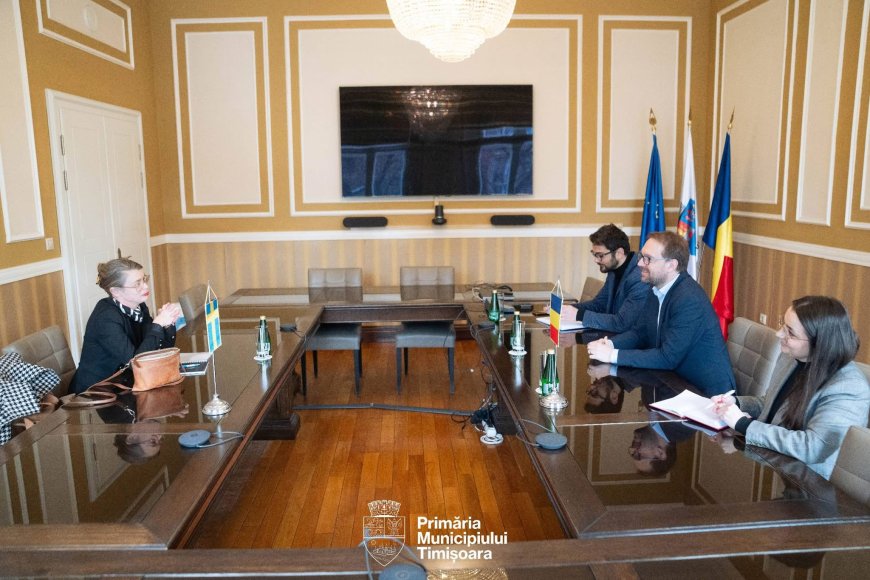 Dominic Fritz, întâlnire cu ambasadoarea Suediei