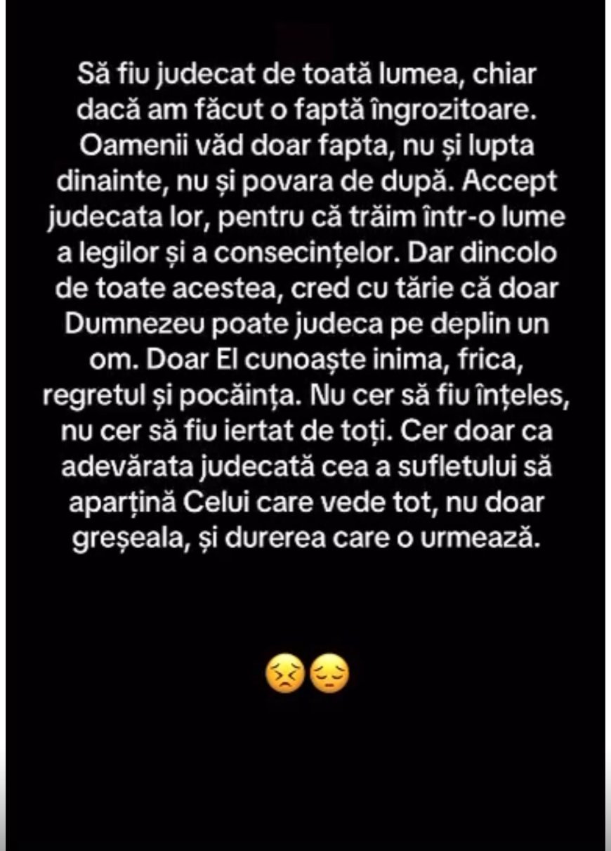MESAJUL ȘOCANT AL CRIMINALULUI DE 13 ANI: „Am făcut greșeala vieții mele!”