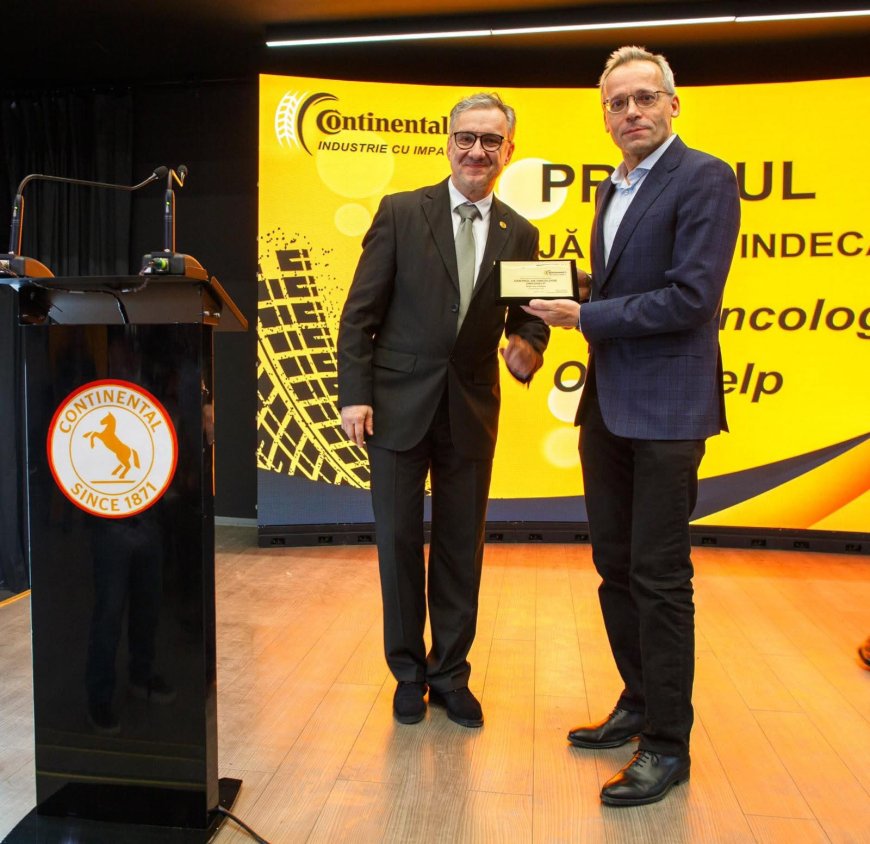 OncoHelp, premiată de Continental Anvelope România