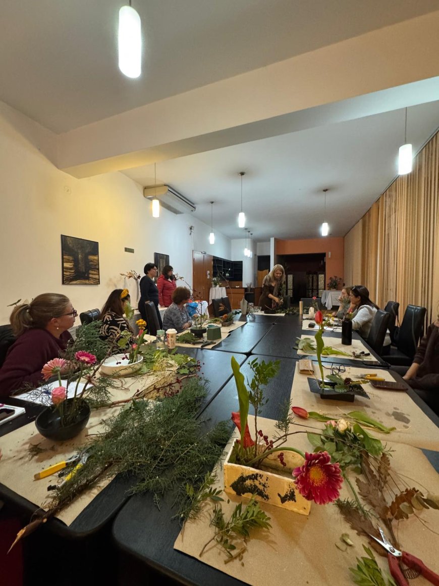 Atelierele de artă Ikebana continuă la UPT, prin Centrul Jutsu