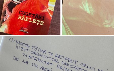 Primarul comunei Șag, onorat cu volumul „Cugetări răzlețe” oferit de un autor local