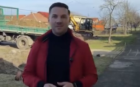 VIDEO | Lucrări pe strada principală din Remetea Mare