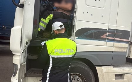 ACȚIUNEA „TRUCK & BUS” ÎN TIMIȘ: CONTROALE LA AUTOBUZE, MICROBUZE ȘI CAMIOANE