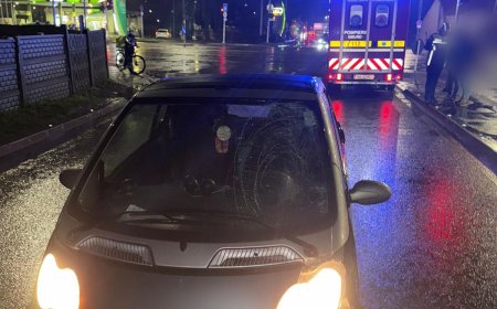 FEMEIE ACCIDENTATĂ PE TRECEREA DE PIETONI, PE CALEA ARADULUI