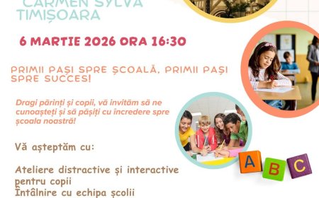 ZIUA PORȚILOR DESCHISE LA COLEGIUL NAȚIONAL PEDAGOGIC "CARMEN SYLVA" TIMIȘOARA