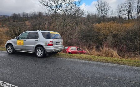 Accident rutier în apropiere de Reșița
