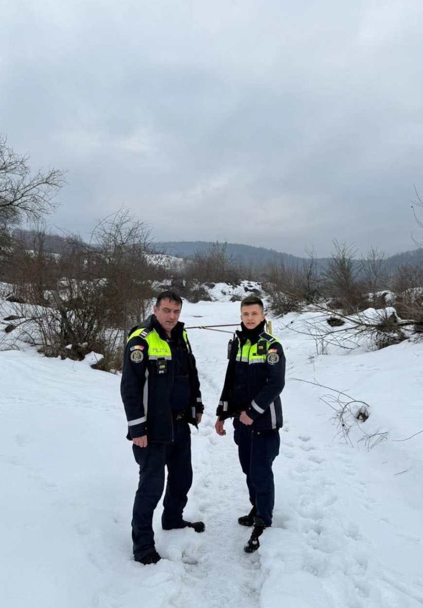 DOI POLIȚIȘTI, ÎNGERI PĂZITORI PENTRU UN BĂRBAT