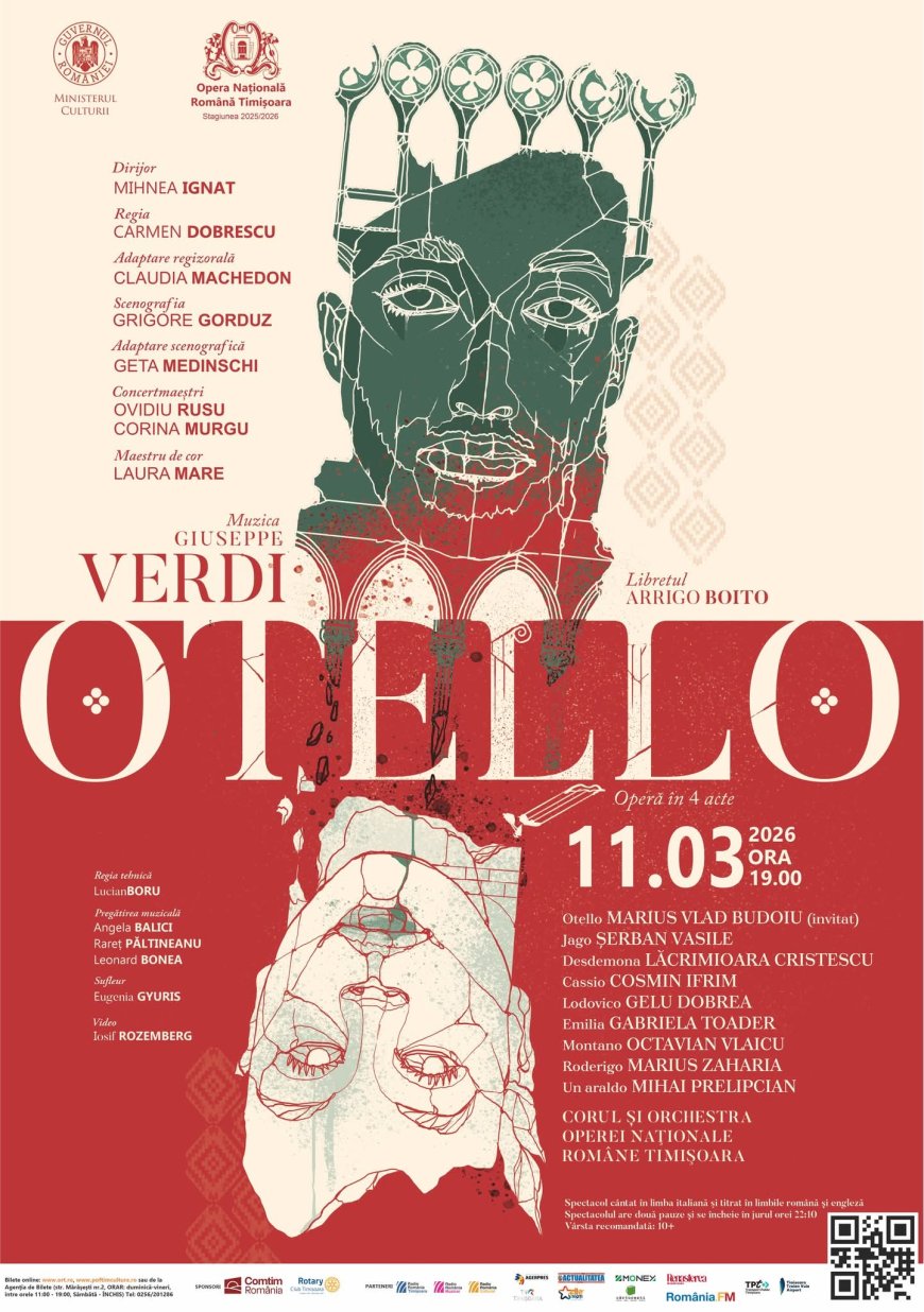 OTELLO, PE SCENA OPEREI NAȚIONALE ROMÂNE DIN TIMIȘOARA