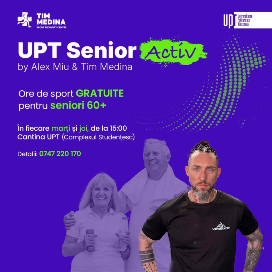 Universitatea Politehnica Timișoara lansează „UPT Senior Activ”