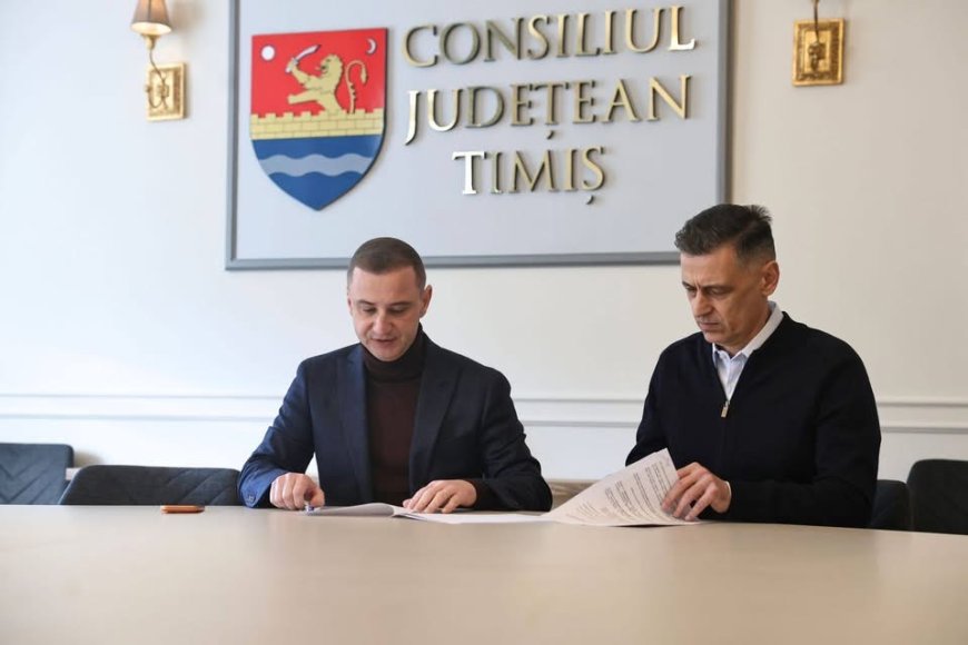 CJ TIMIȘ INVESTEȘTE 45 DE MILIOANE DE LEI ÎN PARTENERIAT CU 7 PRIMĂRII DIN JUDEȚ