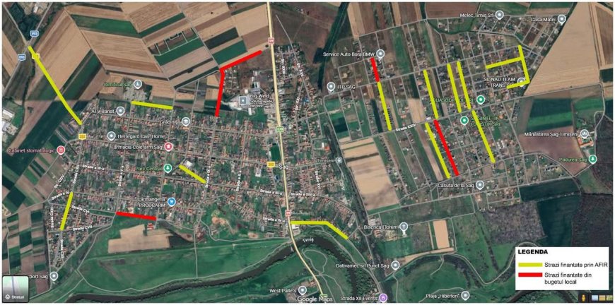 INVESTIȚII DE 8 MILIOANE LEI PENTRU ASFALTAREA STRĂZILOR DIN ȘAG