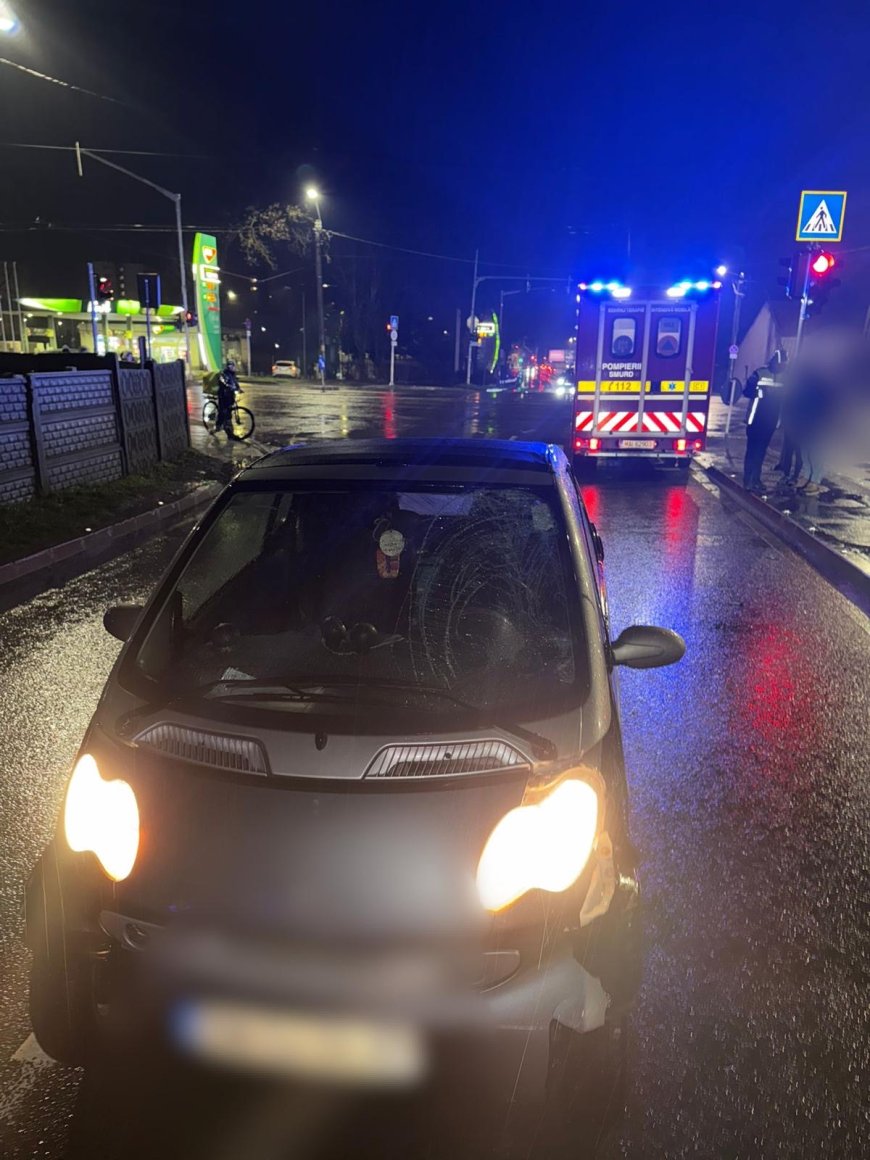 FEMEIE ACCIDENTATĂ PE TRECEREA DE PIETONI, PE CALEA ARADULUI