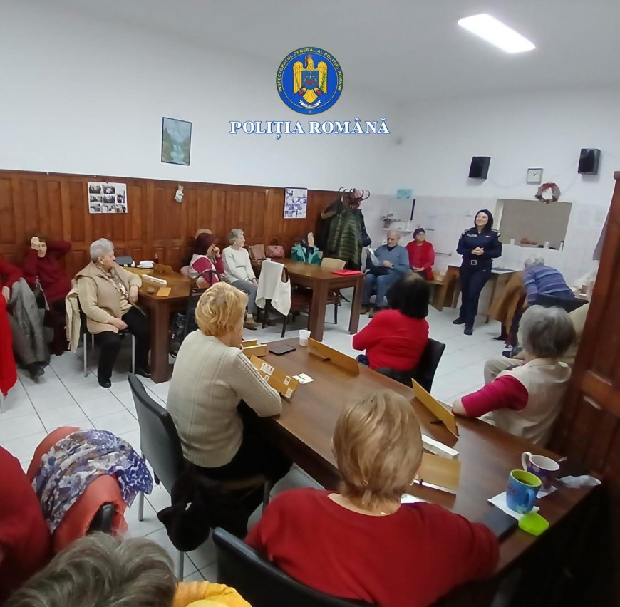 PREVENIREA FRAUDELOR ȘI A VIOLENȚEI, ÎN ATENȚIA SENIORILOR DIN ARAD