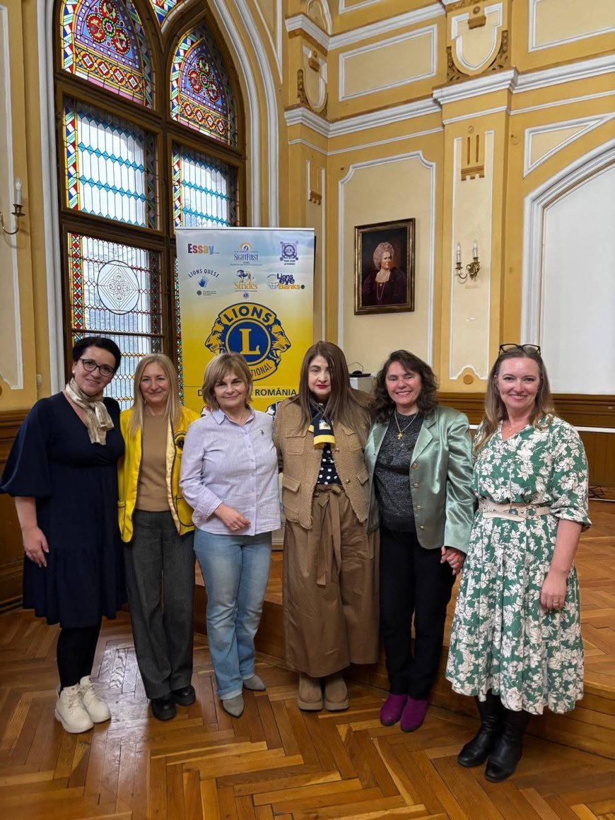 ELEVI AI COLEGIULUI „CARMEN SYLVA”, PREMIAȚI LA CONCURSUL LIONS YOUNG AMBASSADOR
