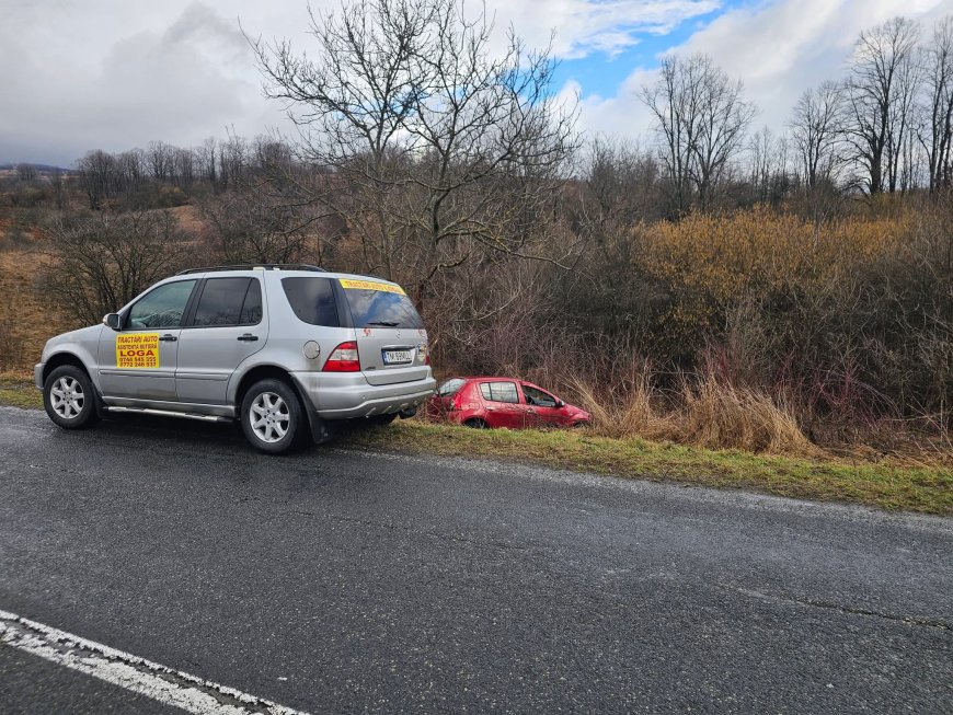 Accident rutier în apropiere de Reșița