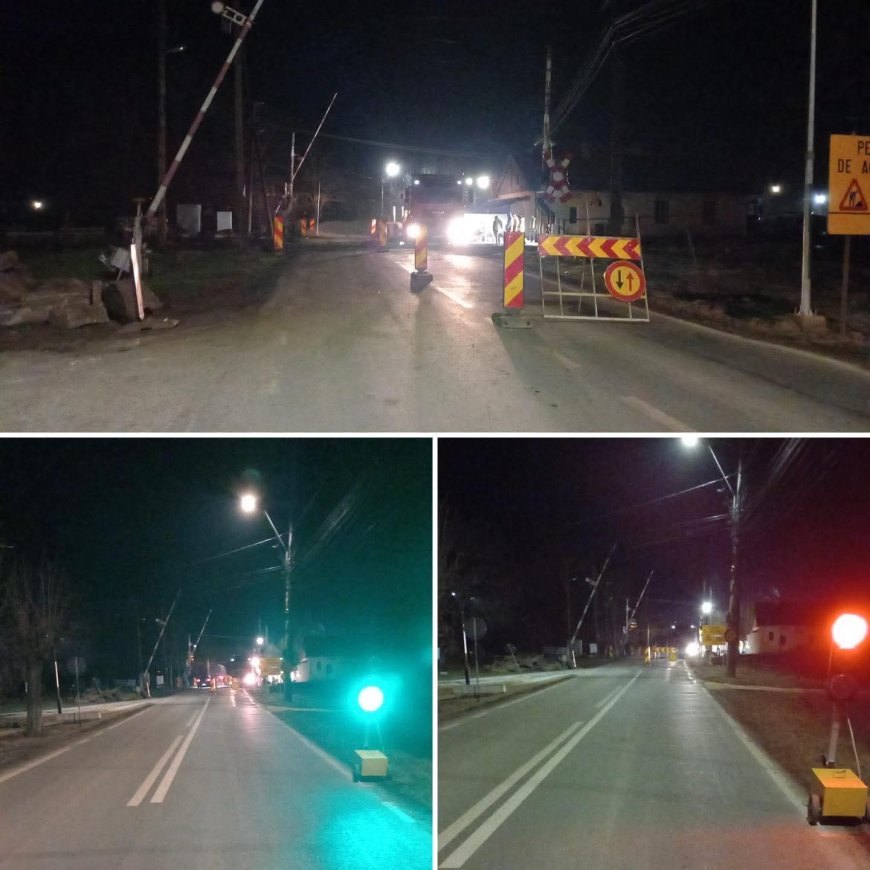 Lucrări pe DN 59B. Trafic restricționat