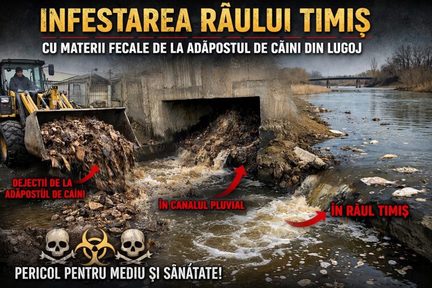 Acuzații privind deversări în canalul pluvial din Lugoj