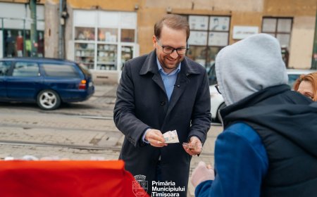 Primarul Dominic Fritz, în căutarea mărțișorului perfect