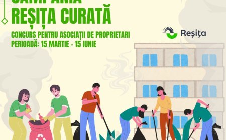 Începe concursul „Reșița Curată” pentru asociațiile de proprietari