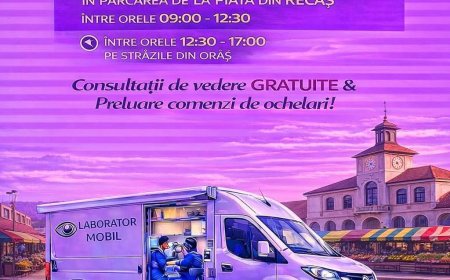 Consultații optometrice gratuite la Recaș