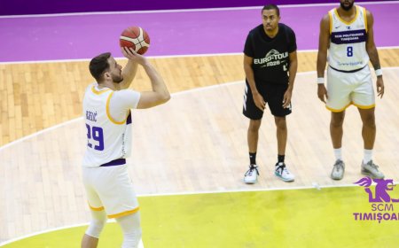 Se reia campionatul de baschet. Deplasare lungă pentru alb-violeți