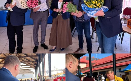 Flori pentru doamnele și domnișoarele din Ghiroda