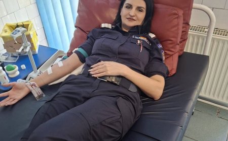 Pompierii din județul Hunedoara au donat sânge pentru pacienții aflați în suferință