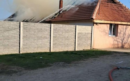Apel umanitar pentru o familie din Banloc, rămasă fără casă după un incendiu