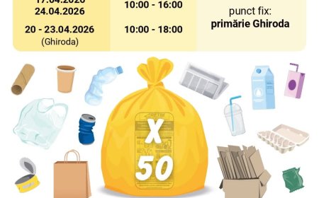 Saci galbeni pentru locuitorii comunei Ghiroda