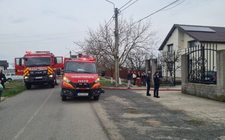 Explozie urmată de incendiu într-o locuință din Becicherecu Mic. Un minor, rănit