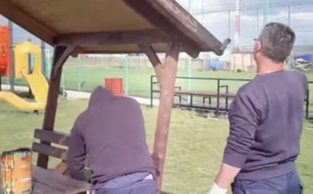 A început curățenia în parcurile din Remetea Mare și Ianova