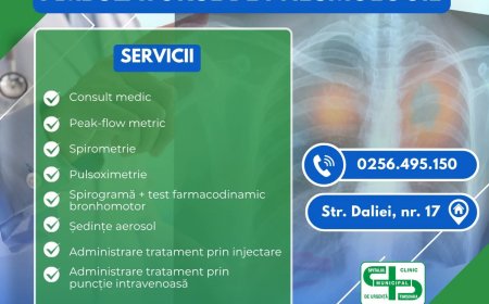 Consultații și investigații pentru bolile pulmonare