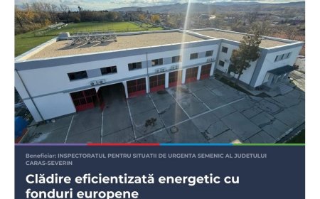 Detașamentul de Pompieri Caransebeș, modernizat și eficientizat energetic