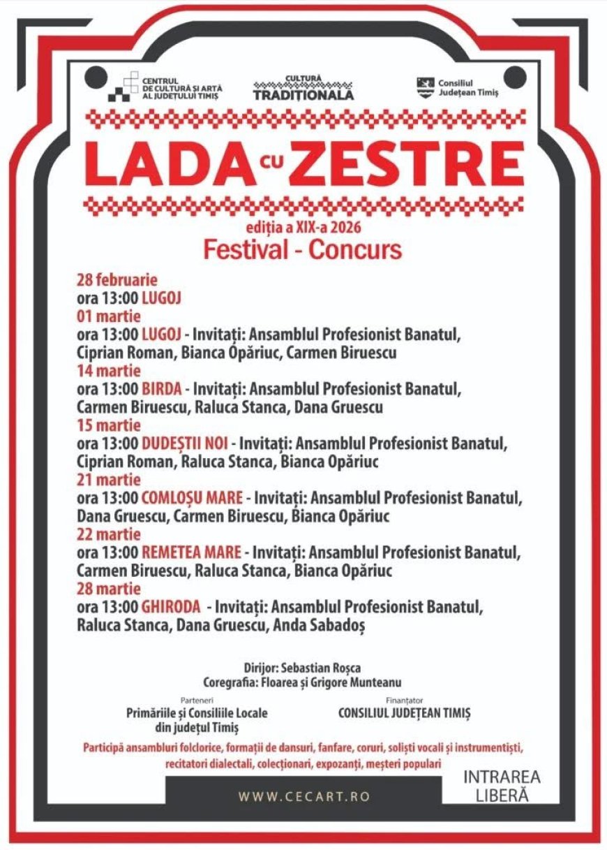 „Lada cu Zestre” ajunge la Dudeștii Noi!