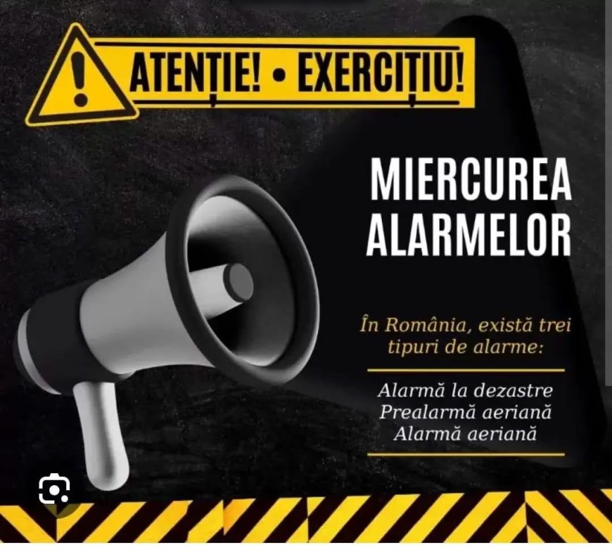 Exercițiu „Miercurea Alarmelor” în Giroc