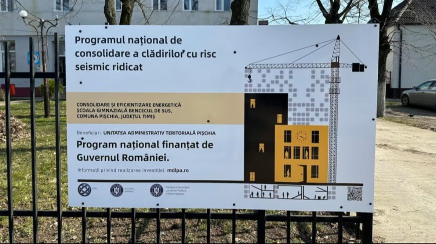 Școala din Bencecu de Sus intră în reabilitare