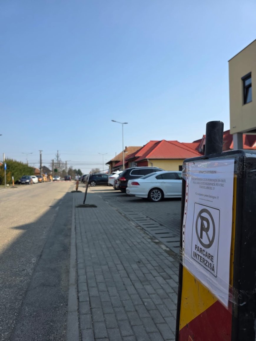 Parcările restricționate în Ghiroda pentru Târgul Apicol